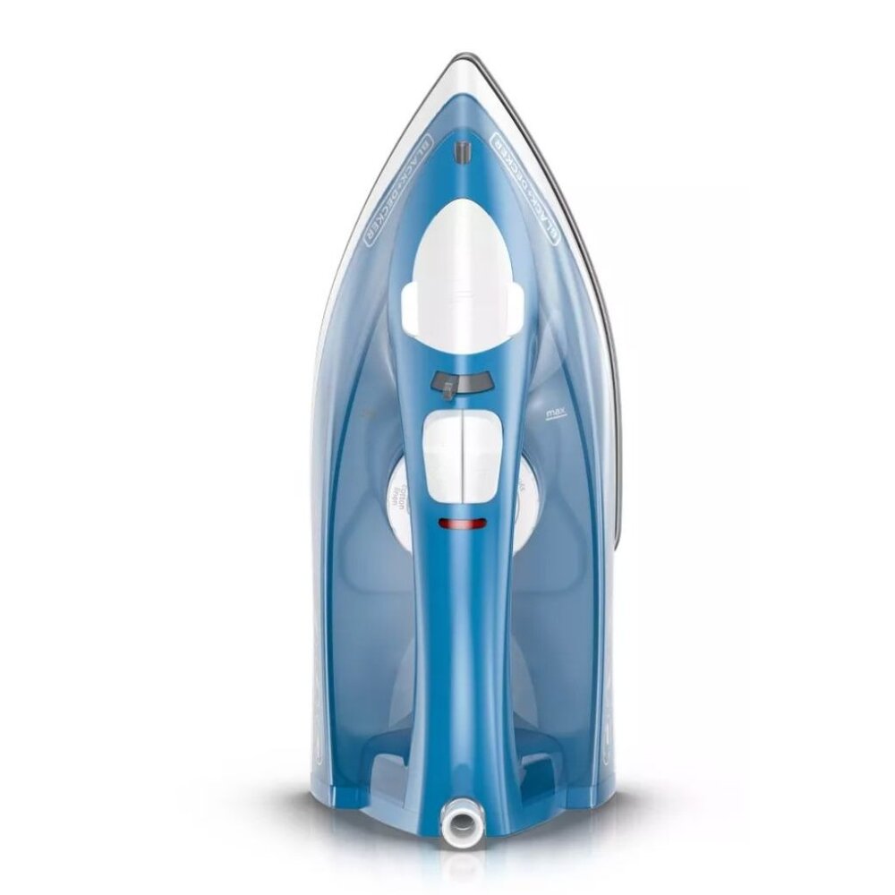 Black+Decker Variable Control Compact Steam Iron Smooth Glide Non-Stick Soleplat